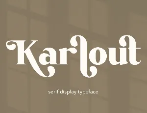 Karlout font