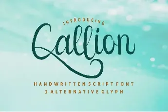 Callion Demo font