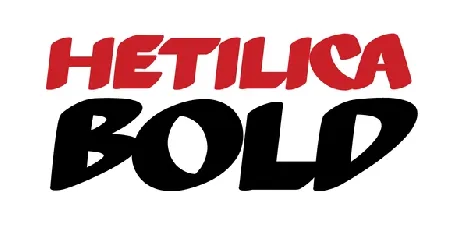 Hetilica font