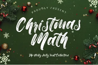 Christmas Math font