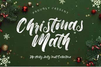 Christmas Math font