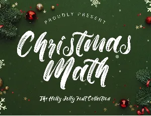 Christmas Math font