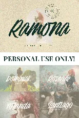 Ramona Script font