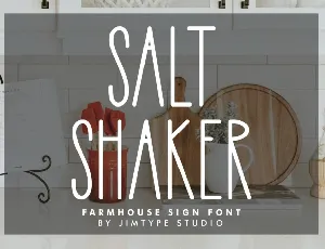 Salt Shaker DEMO font