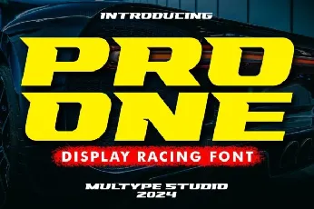 Racing Pro One font