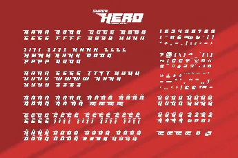 Masked Hero font