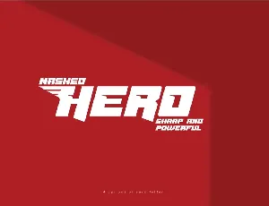 Masked Hero font