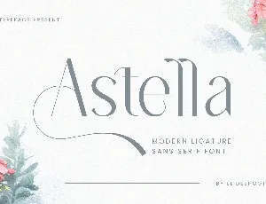 Astella font