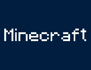 Minecraft font