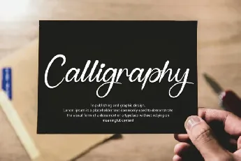 Handmade Crooked Script font