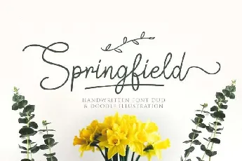 Springfield Script Free font