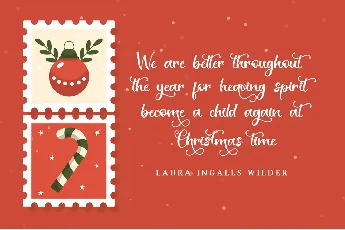 Christmas Stamp - Personal Use font