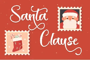 Christmas Stamp - Personal Use font