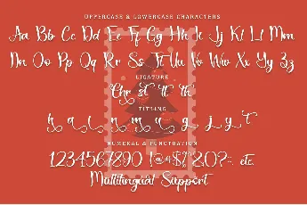 Christmas Stamp - Personal Use font