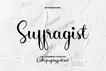 Suffragist Demo font