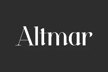 Altmar Demo font