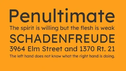 Lexend Family font