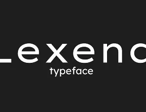 Lexend Family font