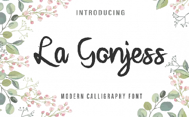 La Gonjess Script font