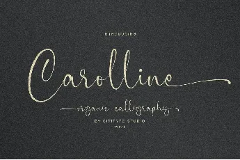 Carolline font