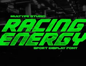 Racing Energy font
