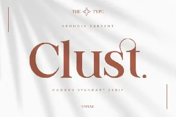 Clust font