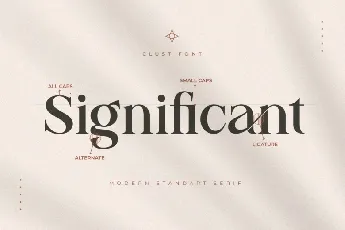 Clust font