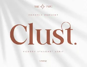 Clust font