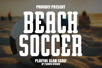 Beach Soccer font