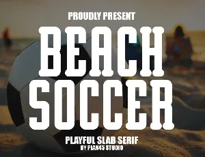 Beach Soccer font