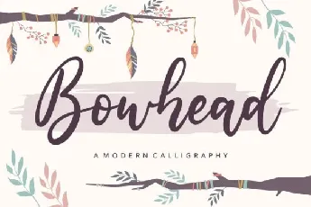 Bowhead Modern Calligraphy font