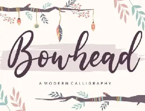 Bowhead Modern Calligraphy font