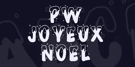 PW Joyeux Noel font