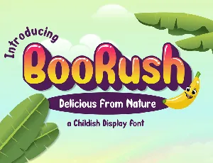 BooRush font