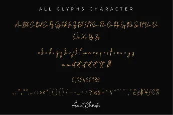 Barier Signature font