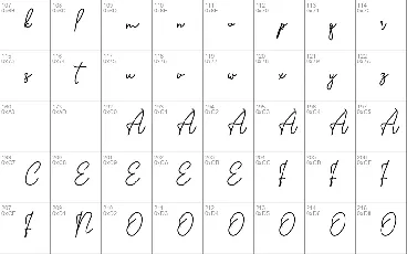 Barier Signature font