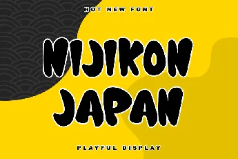 Nijikon japan - Personal use font