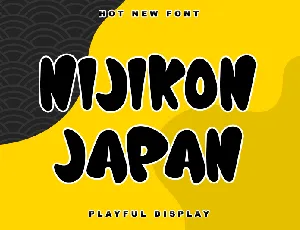 Nijikon japan - Personal use font