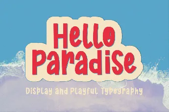 Hello Paradise font