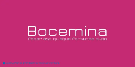 Bocemina font