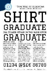 Graduate font