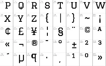 Graduate font