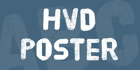 HVD Poster font