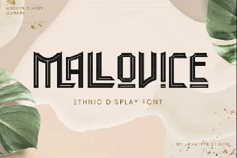 Mallovice font