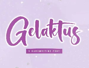 Gelaktus font