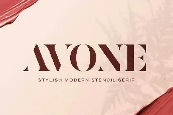 AVONE font