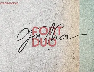 Free Gatha Duo font