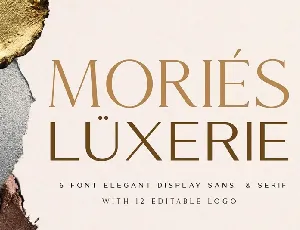 Mories Luxerie Duo font