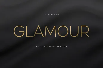 Glamour font