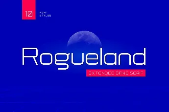 Rogueland font